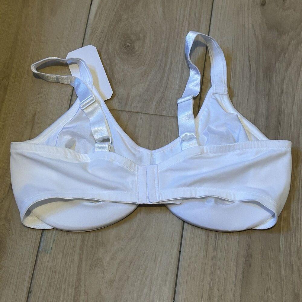 NWT OLGA Warners Side Support Ultimate Comfort BRA Underwire GK5006O White 38DD - Picture 3 of 4